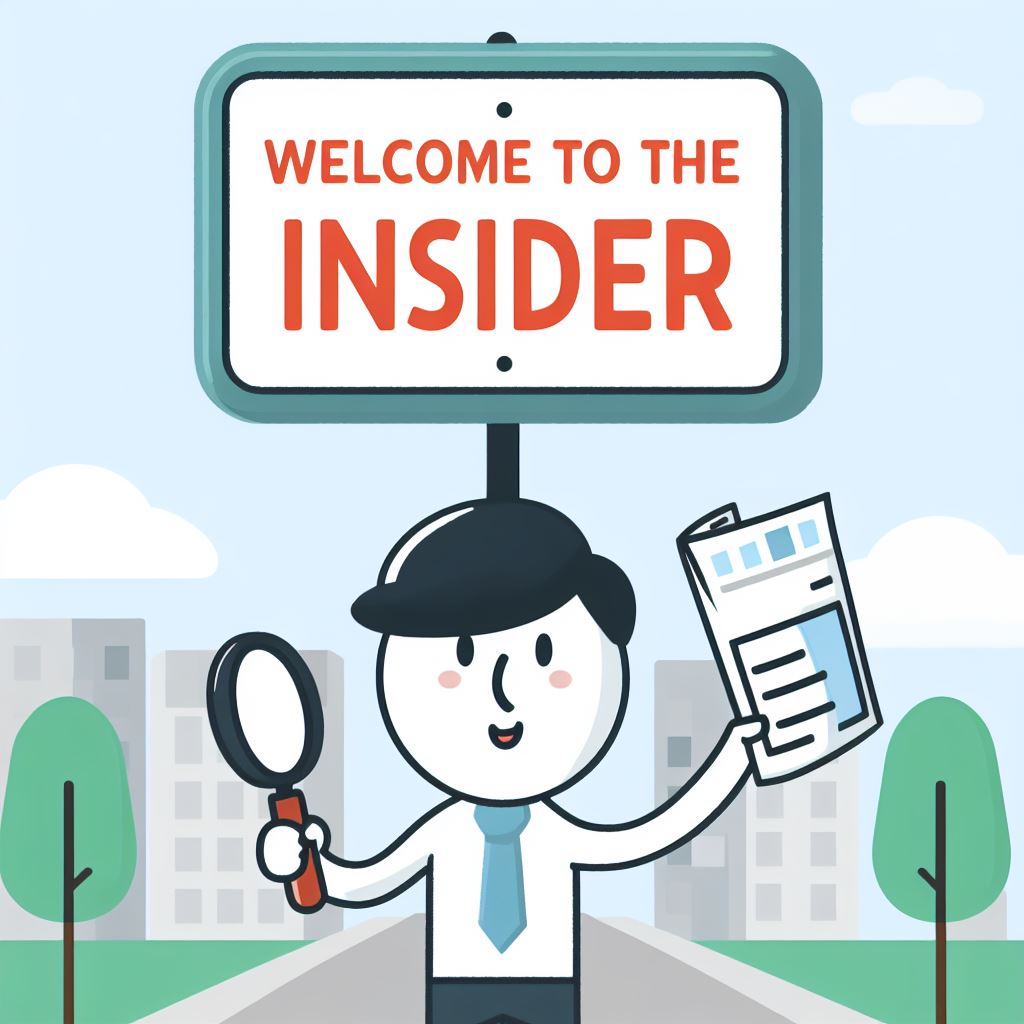 Welcome to the Insider!